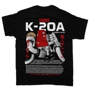 Honda K20a Engine Baju Tshirt Microfiber