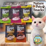 Beast Meat Fresh Nature Pet Snacks Pouch Cat Food Makanan Kucing Basah Cat Wet Food