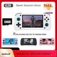 G28 Retro Handheld Video Game Console 64GB 4.3 Inch HD Screen Supports 20+ Emulators Linux Game Play