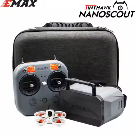 Emax Tinyhawk Nanoscout 65mm 08015 22000KV 4in1 6A ELRS RX FPV Racing Drone BNF RTF for Children Toy