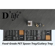 D'Life PREMIUM Modular Utensil Tray Organizer Cutlery Storage Tray Spoon Tray Cutlery Tray Kitchen C