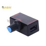 A&W 5W DC5V2A Fan Induction Speed Controller With Switch USB Protection Type-C USB Laptop Cell Phone