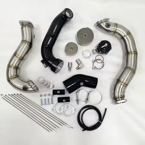 Intercooler Charge Pipe Downpipe turbo exhaust pipe For BMW N54 3.0T E82 E88 E90 E92 E8X E9X 135i 33