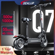 SEALUP Q7 Off-road electric scooter Speed 55km/h waterproof 12 inch tire 500w/1000w 2 wheels escoote