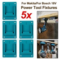 屯京 - [5件裝] 適用於 牧田 & 博世 18V 鋰電池工具 支架固定底座