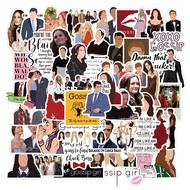 50-Piece Gossip Girl Sticker Pack – Waterproof Decals for Laptop, Skateboard, Luggage & iPad