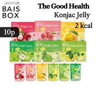 [The Zone] Konjac Jelly 150g × 10 Packs | 6 Flavors | Zero Sugar 2kcal | Collagen + Vitamin C | Heal