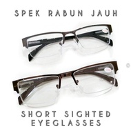 Trendyglasses Halframe Minus Eyeglasses Spek Jauh Cermin Mata Bingkai Separuh SSG7