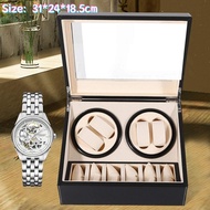 High Quality Automatic Watch Watch Winder Wood Box ( BLACK) for Watches Winding