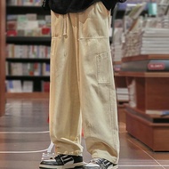 【From Perak】ProMan men seluar cargo lelaki black casual loose All-match long pants Khaki baggy track