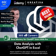 Excel+Chatgpt Course - Data Analysis with ChatGPT in Excel | Excel Course | Excel Masterclass