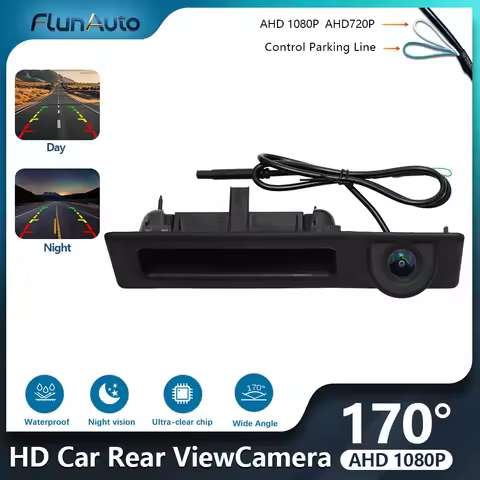 AHD1080P170 Car Rear View Camera For BMW 5 series F10 F11 3 series F30 F31 F32 X3 F25 Night Vision R