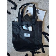 Adidas 愛迪達黑托特包肩背包旅行袋運動包運動袋購物袋