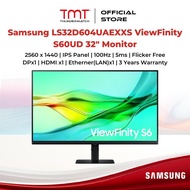 Samsung LS32D604UAEXXS ViewFinity S60UD 32" Monitor | 2560 x 1440 | IPS Panel | 100Hz | 5ms | Flicke