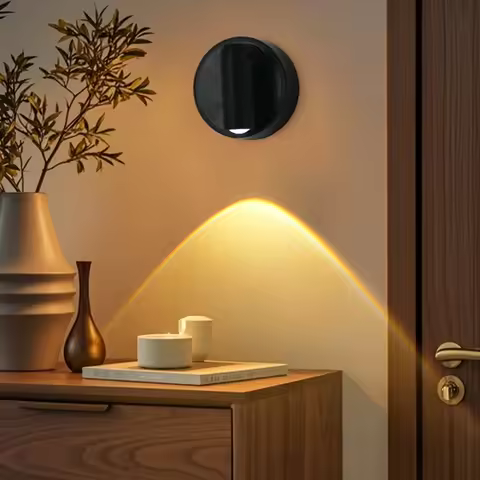 LED Light Magnetic Rechargeable Wall light Spotlight Wireless No Punch Reading Light With Touch Swit