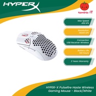 HYPERX Pulsefire Haste Wireless Gaming Mouse - Black/White