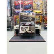 Mini GT No 706 Porsche 911 (992) GT3 RS Weissach Package White with Pyro Red Mijo Exclusive