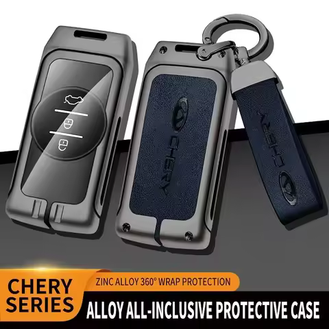 Zinc Alloy Car Key Remote Case Cover Shell Fob For Chery Tiggo 4 5X 7 Pro 8 Exeed Txl Tx Lx Car Acce