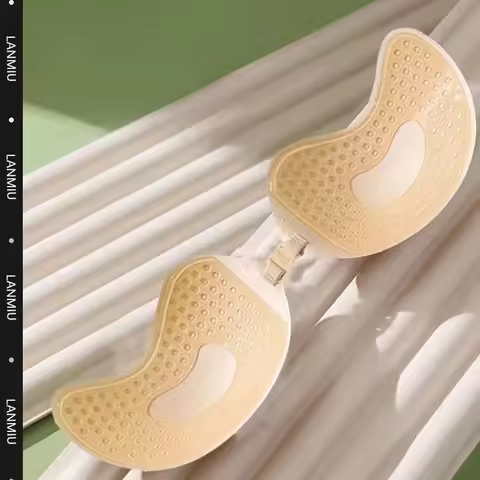 Silicone Invisible Push-Up Bra – Self-Adhesive Lift-Up Chest Stickers & Strapless Nude Cover Pads