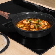 北歐鍋具/鑄鋁單柄平底鍋/20cm-1.3公升/24cm-2公升/適用所有爐具