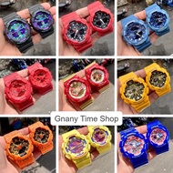 G.SK BG GA110 Couple Watches Jam Tangan Lelaki Wanita Perempuan Unisex Murah Ga100 Merah Hitam G Vir
