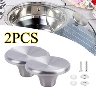 2Pcs Enamel Dutch Oven Lid Knob Heat Resistant Handle Replacement Parts