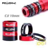 Set of 4 RISK 10mm bicycle aluminum collar rings