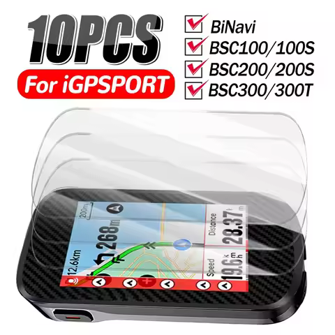 1-10pcs Tempered Glass Screen Protectors for IGPSPORT BiNavi/BSC100/100S/ BSC200/200S /BSC300/300T C