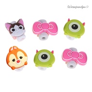 1PC Cartoon Lovely Mini Cable Clip Solid Wire Clip Desktop Desk Organizer Protector For Cable Bobbin Winder Wrap Cord Cable [Warmfamilyou.my]