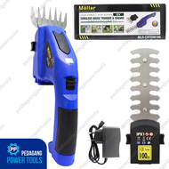 MOLLAR Cordless Hedge Trimmer Mesin Potong Rumput Dahan Taman Baterai