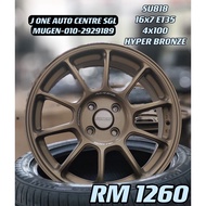 NEW RIM ZE40 16 INCH FOR MYVI ALZA VIOS YARIS WIRA HONDA HATCHBACK CITY JAZZ