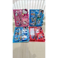 8810 Children's Character Stationery Set – Hello Kitty, Frozen, Mickey Mouse, Spiderman 8810