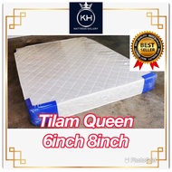 TILAM QUEEN DOUBLE REBOUND FOAM MATTRESS 6 INCH 8 INCH