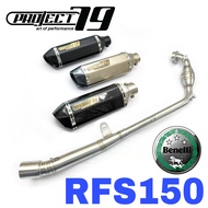 Benelli RFS150i Project79 Exhaust System RFS150 Project79 Muffler Ekzos Manifold 28mm Power Boom RFS