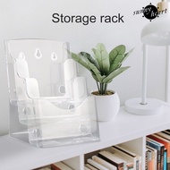 [SNNY]  Acrylic Brochure Holder 3-Tier Brochure Display Stand with Divider Wall Mount Countertop Clear Flyer Holder Rack Magazine Booklet Display Stand
