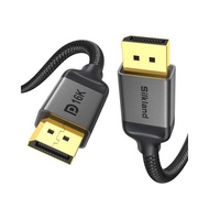 16K DisplayPort ケーブル 2.1規格 2MSilkland ディスプレイポート ケーブル 8K@60Hz 4K@240Hz/144Hz/360Hz DP 2.1ケ