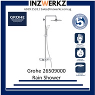 Grohe 26509000 Euphoria SmartControl 260 Thermostat Rain Shower System Shower Mixer
