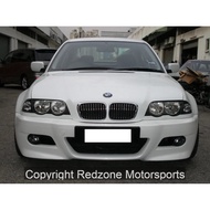 BMW E46 M3 Front bumper with fog lamp set
