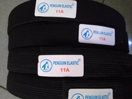 karet elastis 2.5cm 11a hitam penguin isi =25 meter