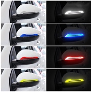 Car Reflective Stickers Warning Strip Tape Traceless Protective Sticker Warn On Car Rearview Mirror Exterior Auto Accessories