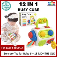 Baby Busy Cube Baby toys 0 12 months Mainan baby Newborn Toys Mainan baby newborn Busy cube Baby Toy