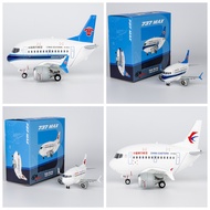 Iron Flow Cartoon Egg Q Version Boeing B737MAX8 China Oriental Southern Airlines Finished Product Al