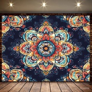 Art Deco Background Fabric in a Bohemian Style Made of Machine-Washable Polyester And Required No El