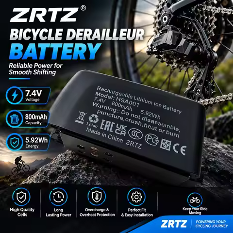 ZRTZ Top Brand 800mAh for SRAM Force Red Axs Etap Replacement Battery