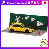 HobbyJAPAN Initial D 30th Anniversary Blister Package Diorama Set Series 1/64 Honda CIVIC (EK9) Todo