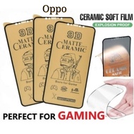 Ceramic Matte Oppo A18 A38 A58 4G A78 4G 5G A98 5G Full Screen Tempered Glass