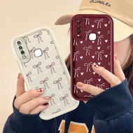 Pink Love Bow Phone Case For VIVO Y17 Y11 Y15 Y12 Y12i Y3S 1901 1902 1904 Y17S Y16 Y15S Y15A Y01 Y9S