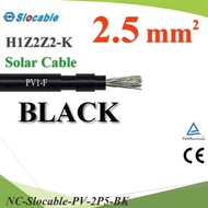 NC Solar Wire PV1 H1Z2Z2-K 1x2.5 Sq.mm. DC Cable Cell Slocable-PV-2P5-BK