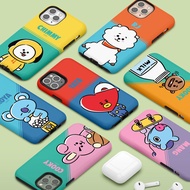 BT21 iPhone 16 Phone Case Protective Case BTS Korea 15 Promax TATA All-Inclusive Shock-resistant 14 