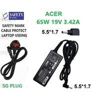 ACER 65W 19V 3.42A (5.5*1.7mm) 65W Adapter power charger for ACER Aspire 4738G 4736Z 4741 4750Z